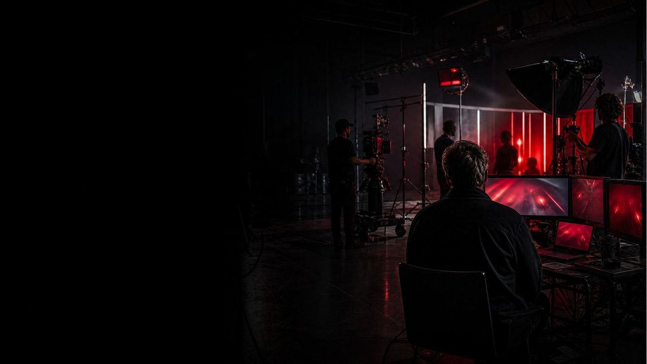 Imagination Group studio floor during a shoot